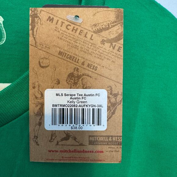 Mitchell & Ness Men's Green Austin FC Serape T-Shirt Size XXXL NWT - Picture 5 of 7
